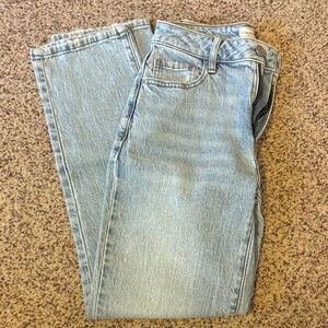 Pacsun Curve Straight ankle-length light wash jeans